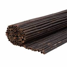 Bamboe mat zwart 500 x 200 cm